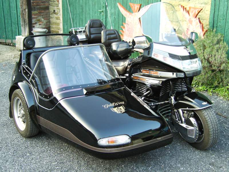 Honda deauville mit seitenwagen #6